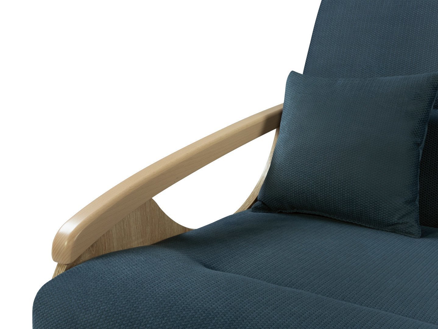 כורסא נפתחת למיטה בצבע כחול כהה דגם אידה - larso - אאוטלט רהיטים