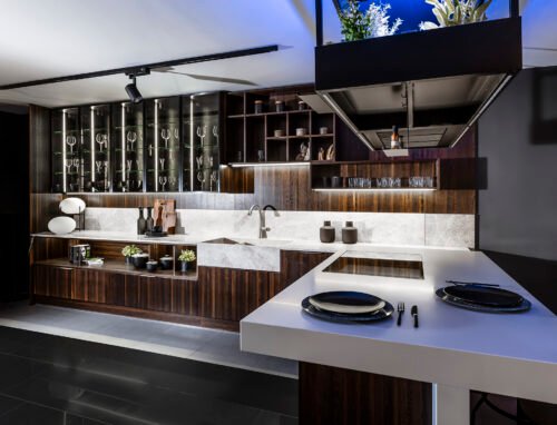 מטבח מודרני אלון אירופאי דגם OKTAWIA DĄB