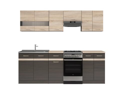 מטבח קומפלט עץ משולב דגם Junona Line 230