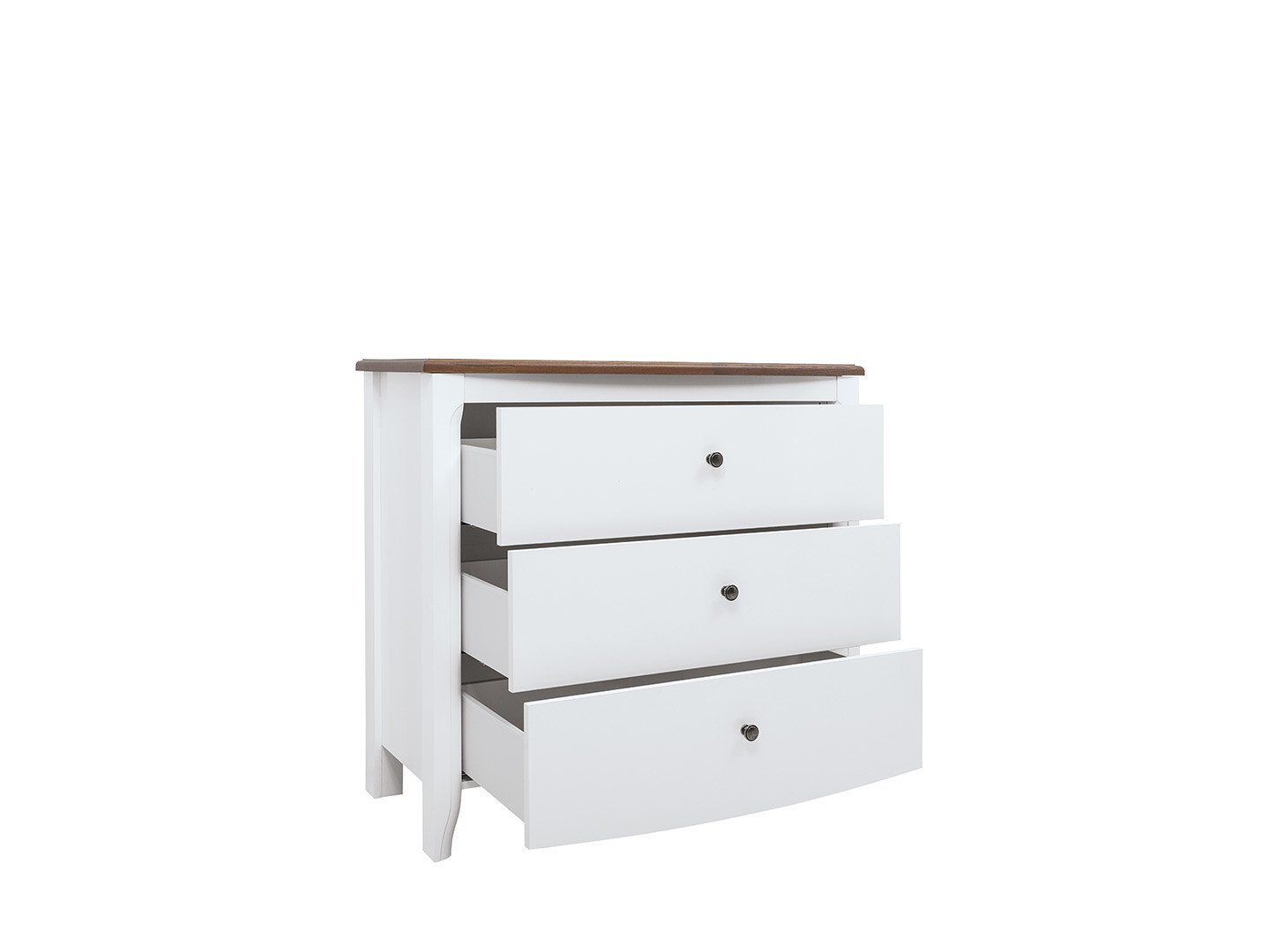 קומדה מגירות בצבע לבן ועץ דגם Kalio