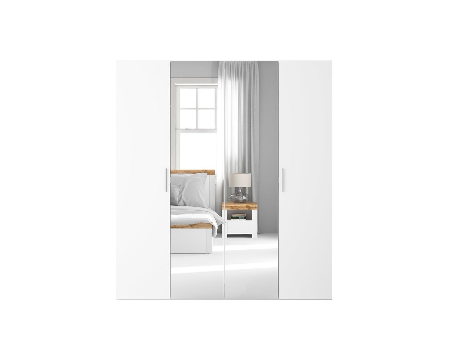 ארון בגדים 4 דלתות דגם 200 Flex