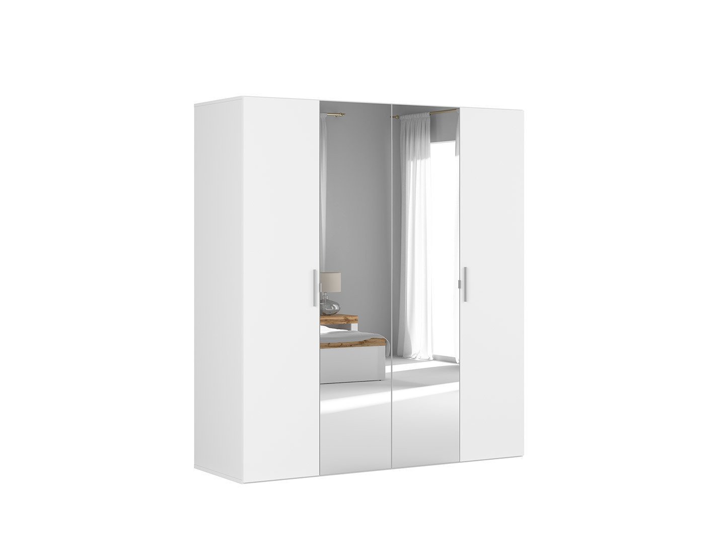 ארון בגדים 4 דלתות דגם 200 Flex