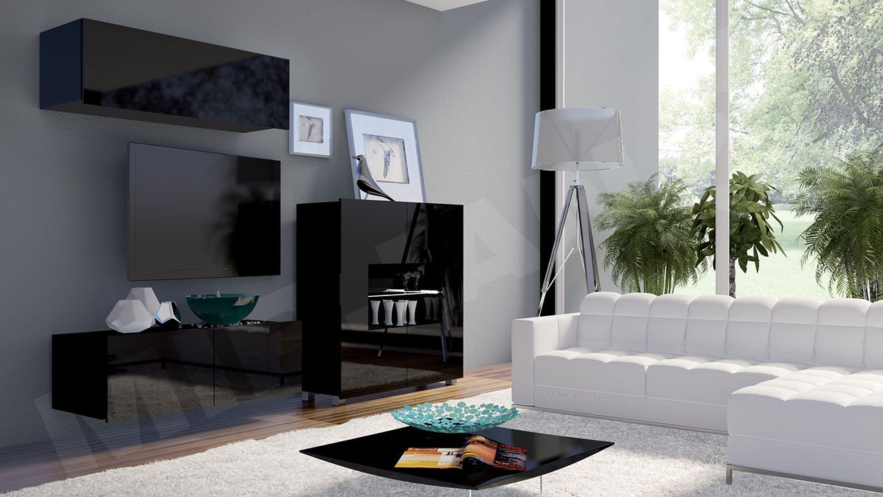 מזנון טלוויזיה לבן Bralani IX