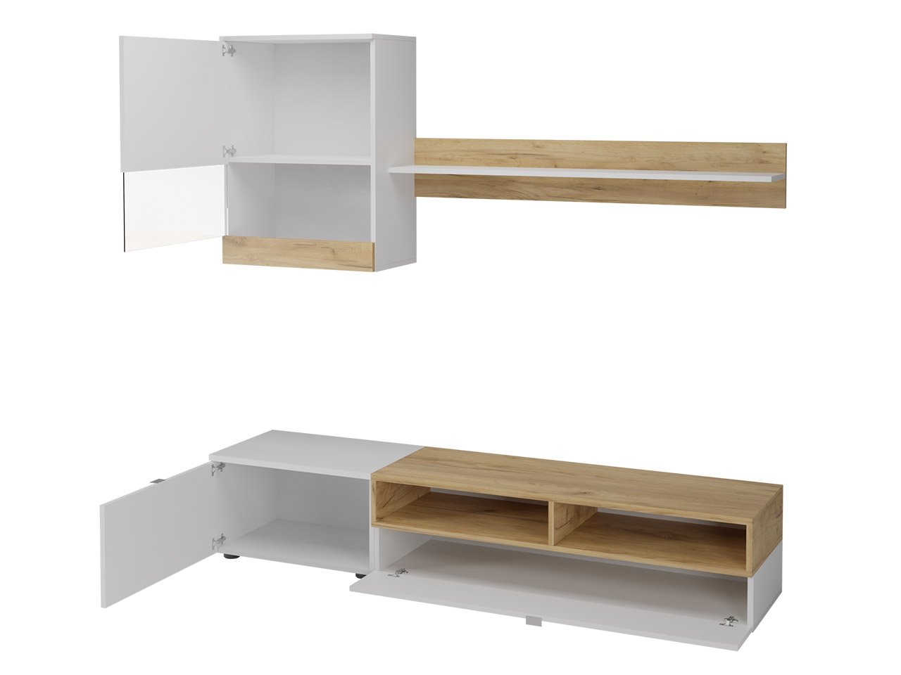 מזנון טלוויזיה פתוח דגם James