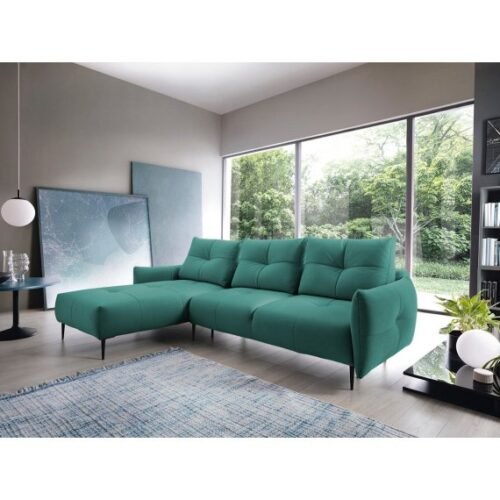 ספה פינתית נפתחת למיטה + אחסון דגם Surmia