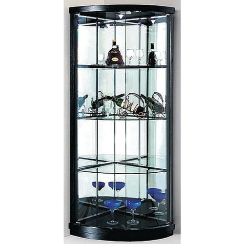 ויטרינה פינתית מזכוכית דגם 608 מאאוטלט רהיטים ומטבחים