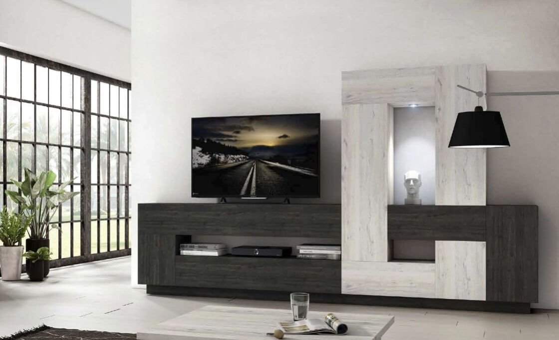 מזנון טלוויזיה לסלון דגם לולאות 12 - אאוטלט רהיטים