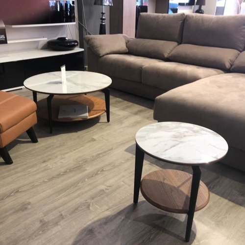 שולחן קפה עגול מקרמיקה מבית אאוטלט רהיטים (1)