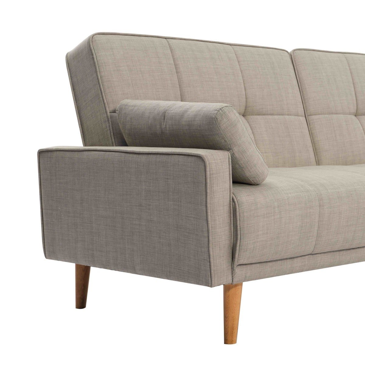 ספה תלת מושבית נפתחת למיטה וחצי בצבע בז' דגם ERICA מבית אאוטלט רהיטים