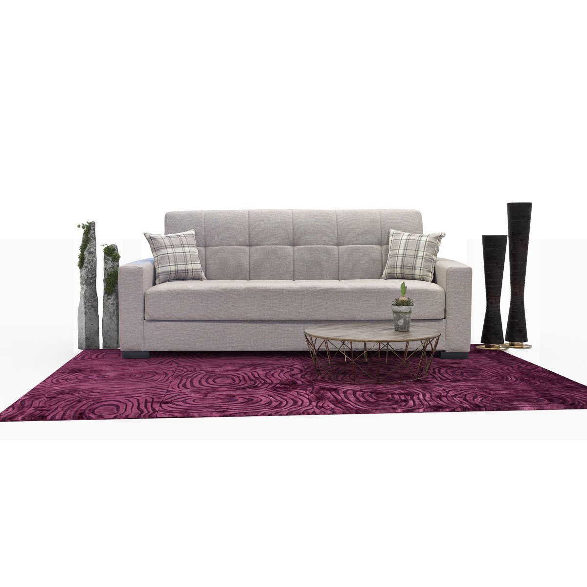 ספה תלת מושבית נפתחת למיטה + אחסון FERMINA מבית אאוטלט רהיטים