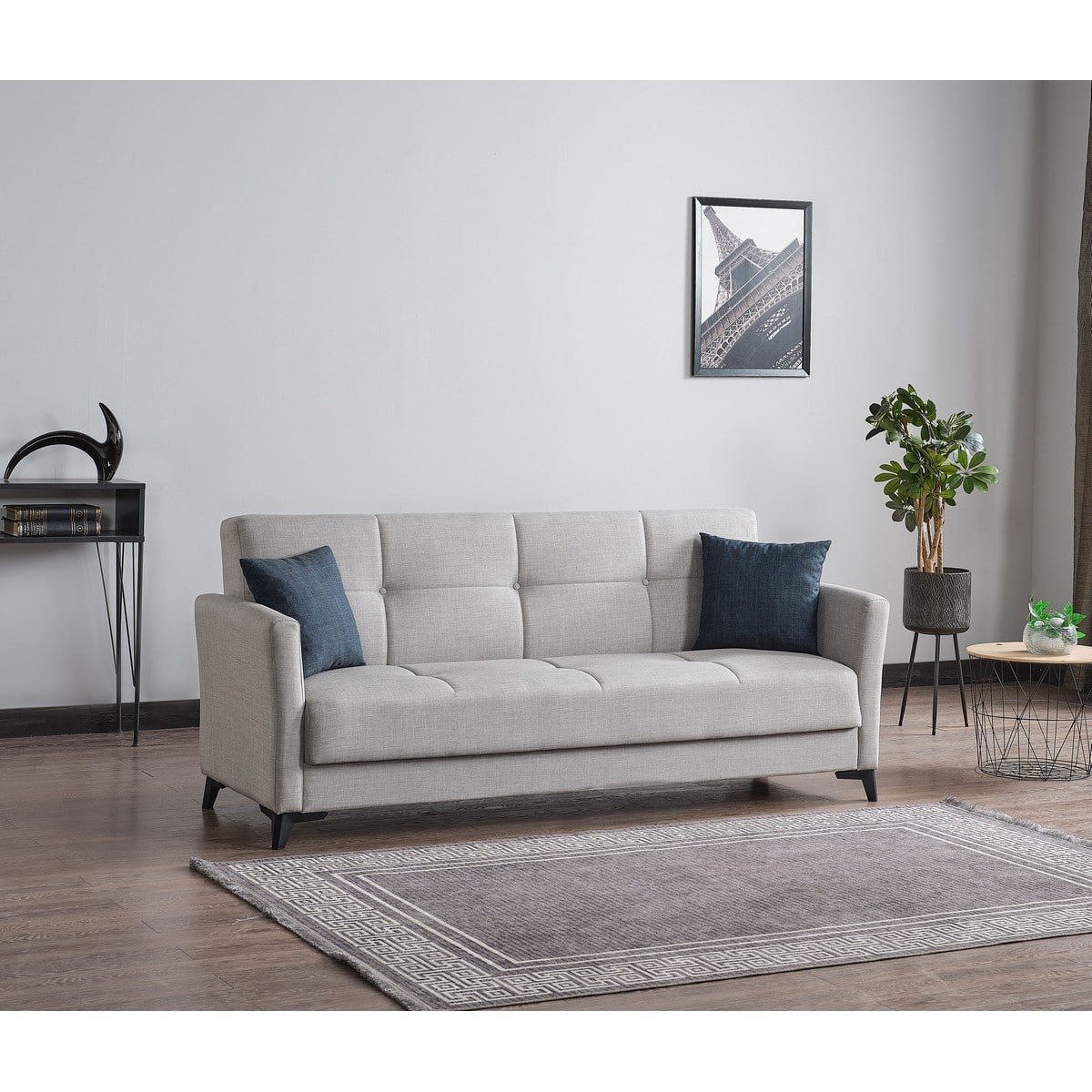 ספה תלת מושבית נפתחת למיטה + אחסון LOREN מבית אאוטלט רהיטים