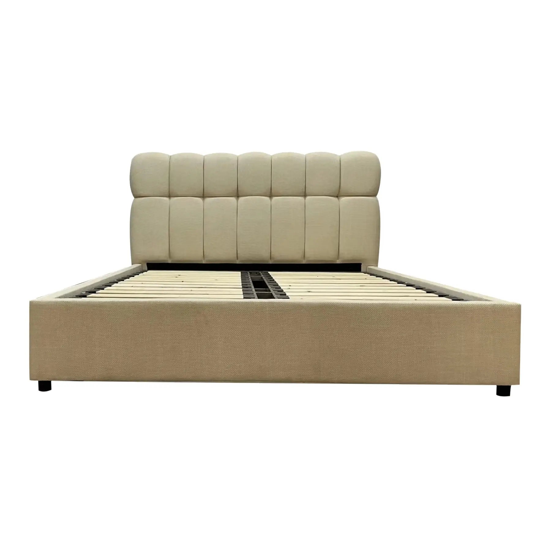 מיטה מרופדת בז' דגם ENIGMA מבית larso (6)