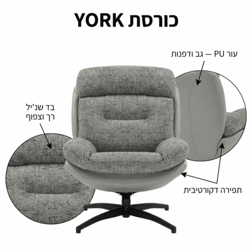ריהוט משרדי יוקרתי ארגונומי כיסא עבודה מעוצב מבד בעלי כריות נוחות ועמידות.