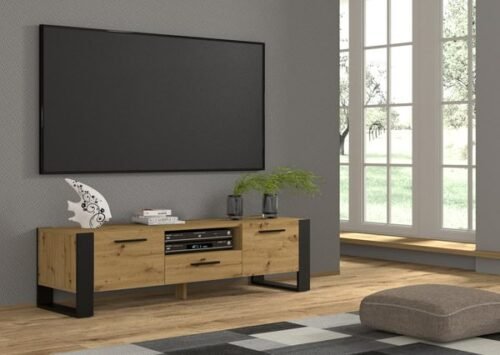 מזנון עם מסגרת שחורה דגם RTV NUKA 160