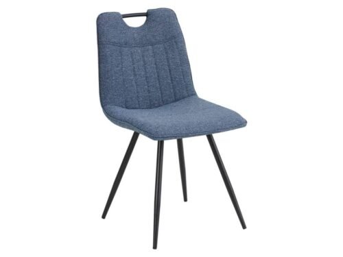 💺 סט 4 כיסאות מרופדים דגם ZEN – צבע כחול אלגנטי | עיצוב מודרני ונוחות מרבית | איכות אירופאית גבוהה במיוחד | מבצע לזמן מוגבל 🔥
