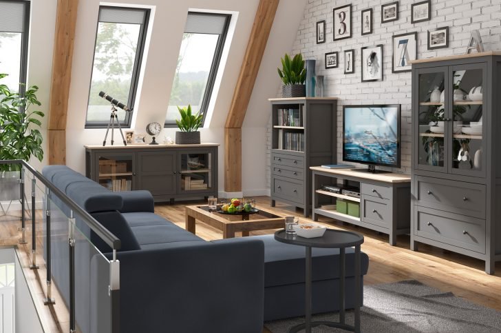 סלון יורקתי עץ שחור דגם בוקז'